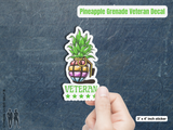 Add some tactical flair to your luggage with our vibrant Pineapple Grenade suitcase stickers! Perfect for army veterans and those who've basked in sandy locales, these decals infuse your gear with a sunny, beachy vibe. Crafted for versatility, they're ideal for roommate gifts, retirement surprises for military women, or as a nod to veteran pride.