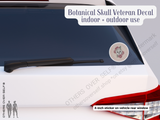 Unveil the essence of strength and grace with our Veteran Botanical Skull Decal, inspired by the elegance of Edgar Allan Poe and tailored for the resilient women who've served in the military. Embrace the mantra that to be soft is powerful with this uniquely crafted laptop decal