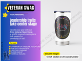Elevate your electronic devices and more with our Army Veteran Neon Round Vinyl Sticker, a vibrant tribute to the resilience and strength of military Veterans. Perfect for military service members, female veterans, and anyone seeking to support this special population through the endorsement of positive character traits.
