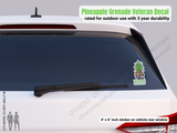Add some tactical flair to your luggage with our vibrant Pineapple Grenade suitcase stickers! Perfect for army veterans and those who've basked in sandy locales, these decals infuse your gear with a sunny, beachy vibe. Crafted for versatility, they're ideal for roommate gifts, retirement surprises for military women, or as a nod to veteran pride.