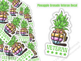 Add some tactical flair to your luggage with our vibrant Pineapple Grenade suitcase stickers! Perfect for army veterans and those who've basked in sandy locales, these decals infuse your gear with a sunny, beachy vibe. Crafted for versatility, they're ideal for roommate gifts, retirement surprises for military women, or as a nod to veteran pride.
