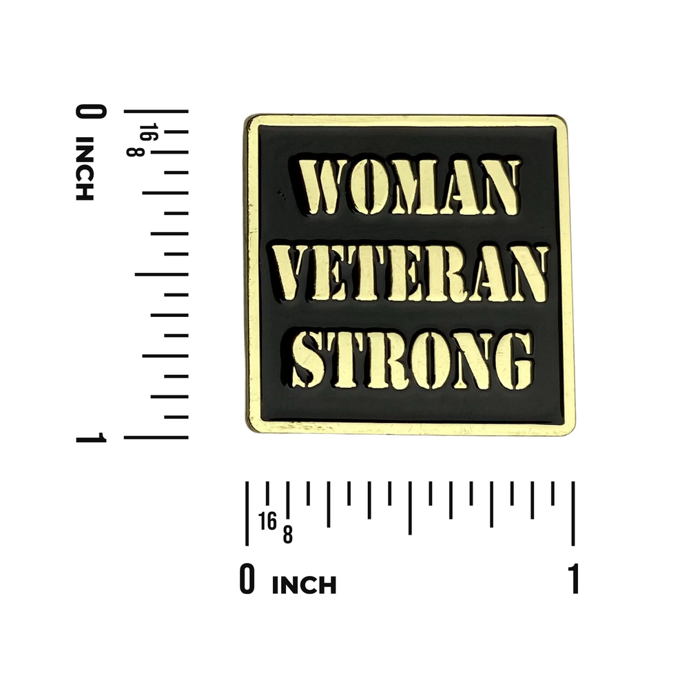 Show your strength and pride with our Magnetic Clasp Sweater Pin – a custom-designed masterpiece celebrating the resilience of Woman Veterans. This bold accessory not only adds a touch of military flair to your attire but also serves as a powerful statement of strength and honor. A perfect retirement gift for the brave military women in your life, this pin is a unique way to show appreciation.