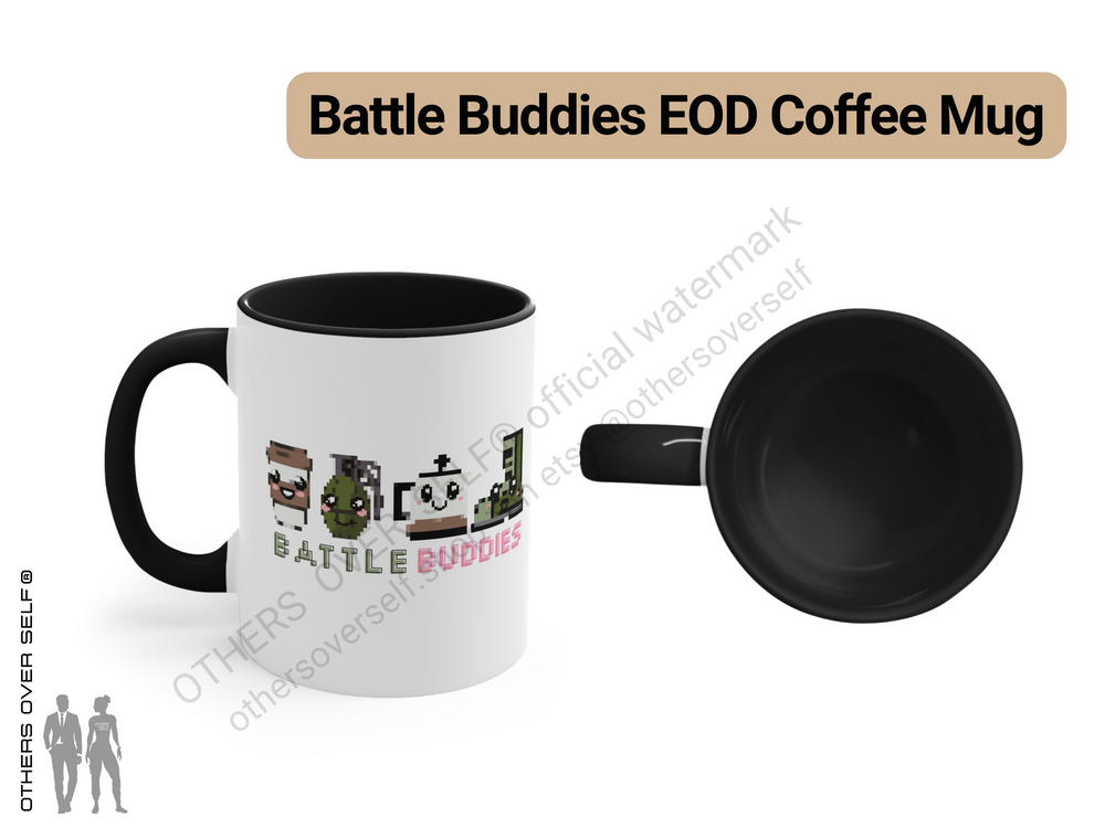 Introducing our EOD Coffee Mug, a delightful tribute to the brave military women, female army veterans and the supporters of those who have served our country. This handmade mug, featuring a charming army camo design inspired by 90s video game aesthetics, is not just a drinkware but a statement piece for those who proudly hold their DD214. Whether you're searching for a perfect roommate gift, a heartfelt farewell token, or a unique Air Force retirement gift, this mug is the epitome of cute and courageous.