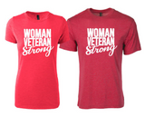 Woman Veteran Strong - Classic Ladies SuperSoft Tee